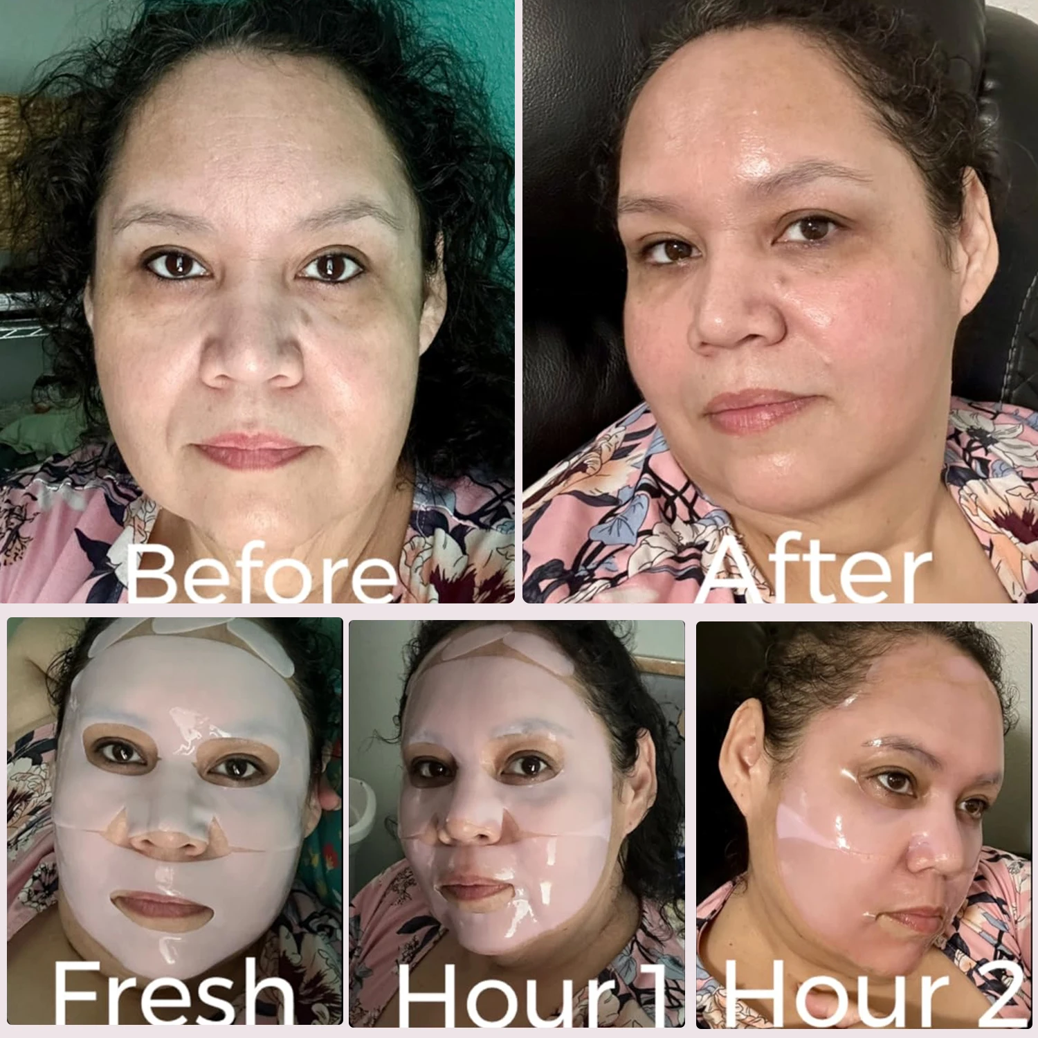 Overnight Collagen Mask Salmon DNA PDRN Face Mask For Glass Glow Skin Elasticity Hydrating Firming Smooth korean Skincare thumbnail 2