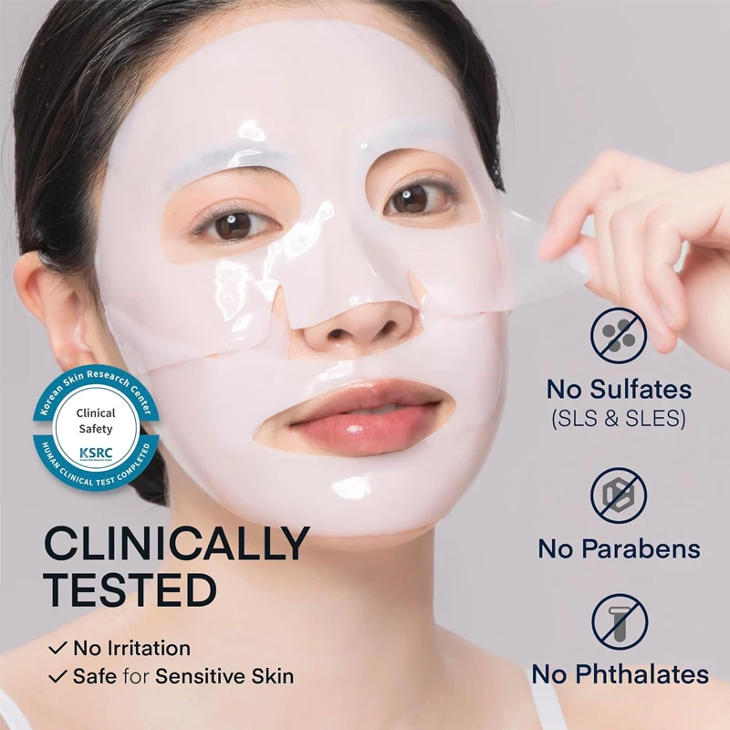 Overnight Collagen Mask Salmon DNA PDRN Face Mask For Glass Glow Skin Elasticity Hydrating Firming Smooth korean Skincare thumbnail 4