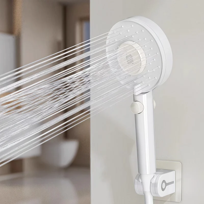 Diiib Shower Head Little Waist Flower Multi-color Optional One-click Water Stop Filter Gasket Universal Bathroom Accessories thumbnail 4