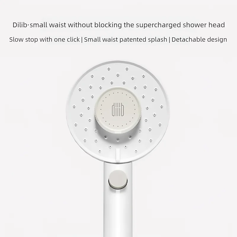 Diiib Shower Head Little Waist Flower Multi-color Optional One-click Water Stop Filter Gasket Universal Bathroom Accessories thumbnail 5
