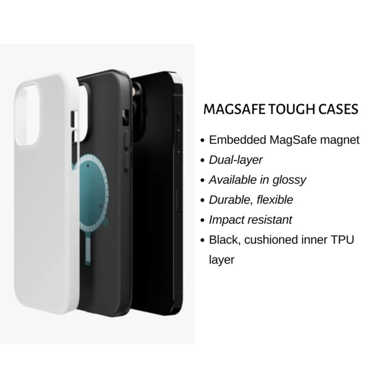 Custom Photo Magnetic Phone Case for IPHONE17 16 15 14 13 12 11 X 8 Plus PRO MAX Plus 16e Hard TPU Double-layer Back Cover thumbnail 6