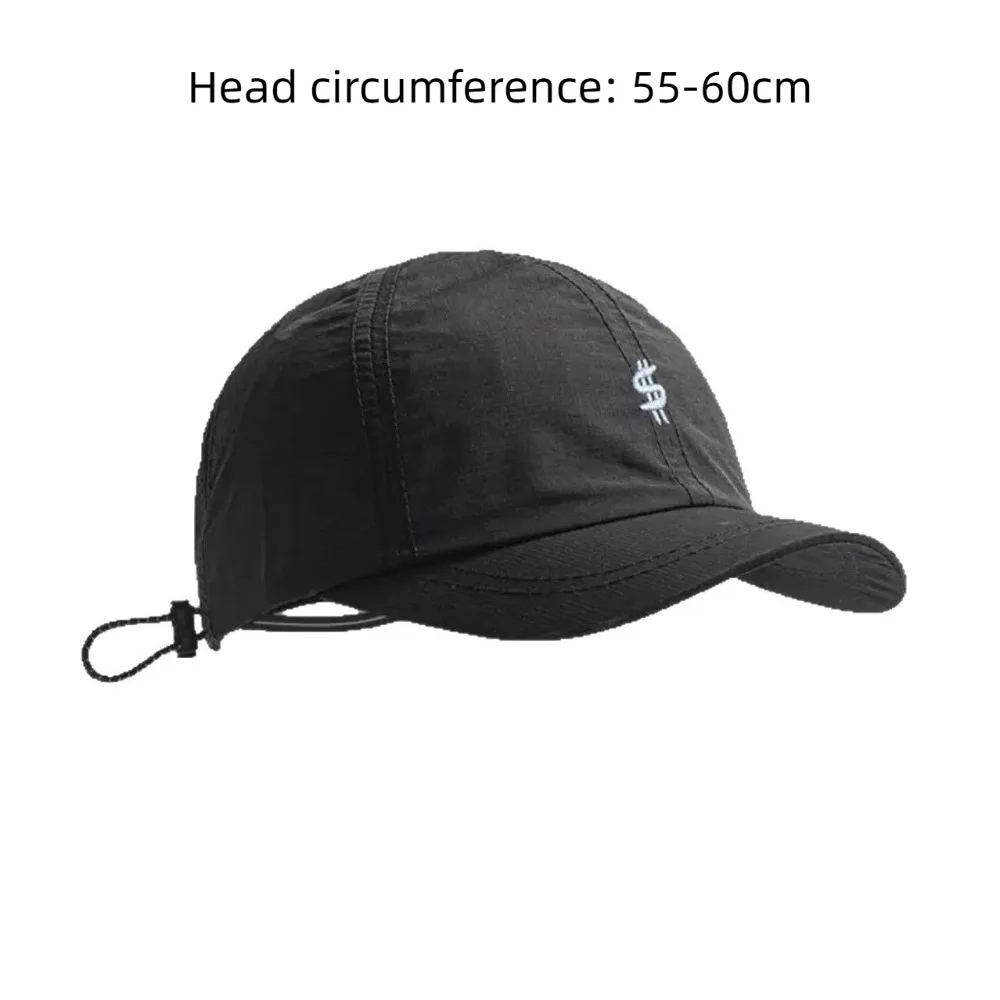 Retro Short-brimmed Baseball Caps Quick-drying Thin Sports Hat Sunscreen Breathable Sun Hat Men thumbnail 6