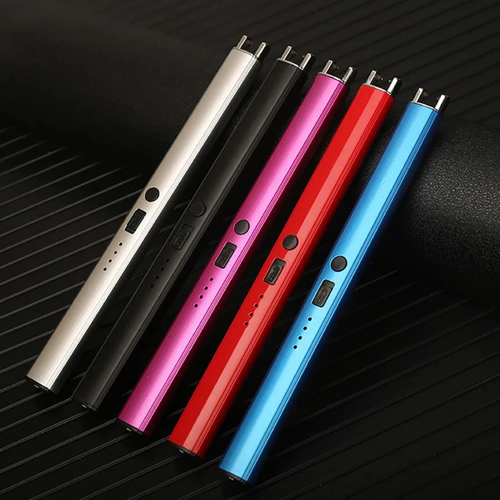 Electric Arc Ignition Windproof Pulse Flameless Plasma Ignition Candle Lighters USB Rechargeable Lighter Kitchen Outdoor BBQ thumbnail 6