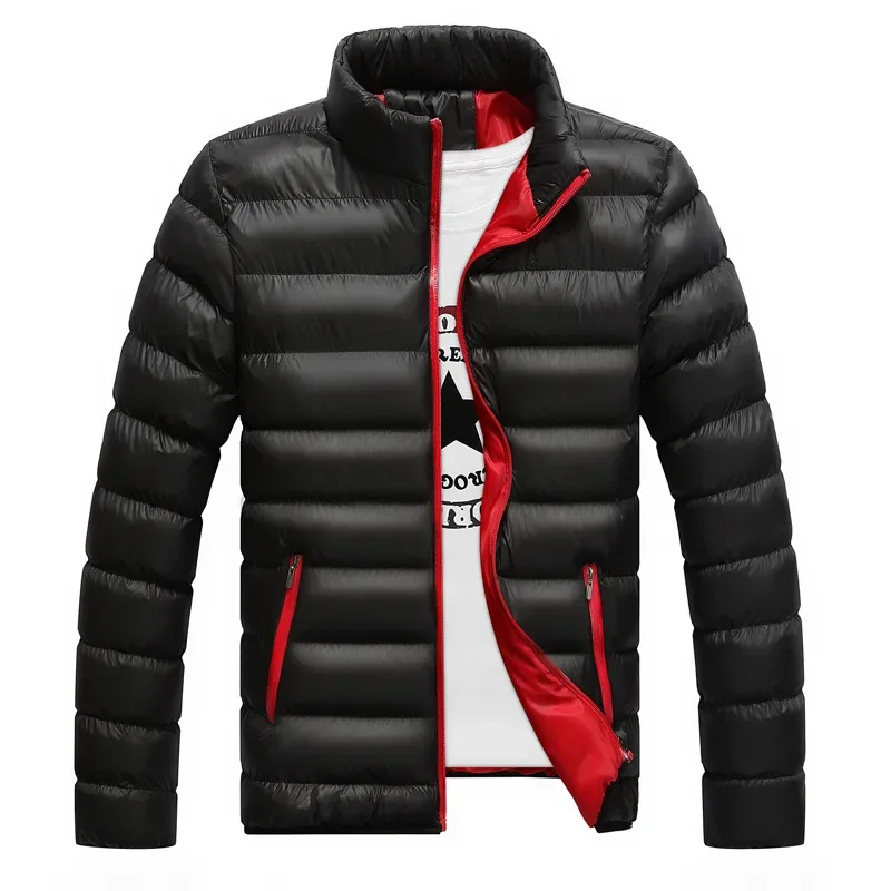 Men's Winter Thickened down Cotton Jacket Slim Fit Casual Outerwear Warm Coat Regular Type from Mainland China thumbnail 3