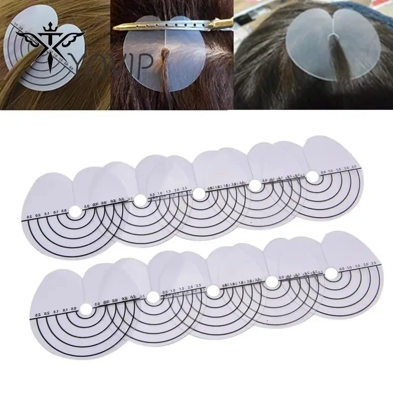 5/10/25pcs Fashion Easy Tools Heat Scalp Protector Shields For Hair Extension Useful Styling Tool Hair Heat Fusion Template Disk thumbnail 5