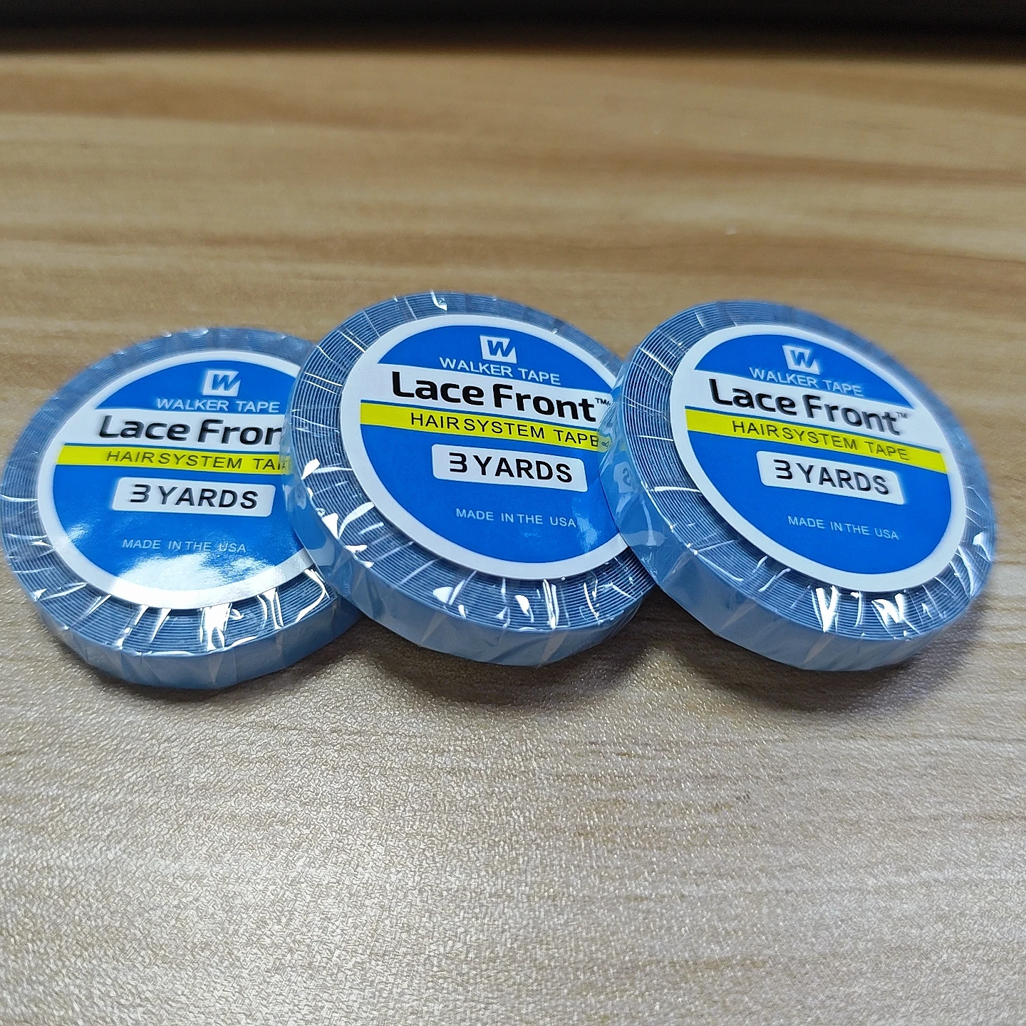 1/2/3 Roll 3 Yards*0.8 CM Super Hair Blue Tape Double-Sided Adhesive Tape for Hair Extension/Lace Wig/Toupee thumbnail 3