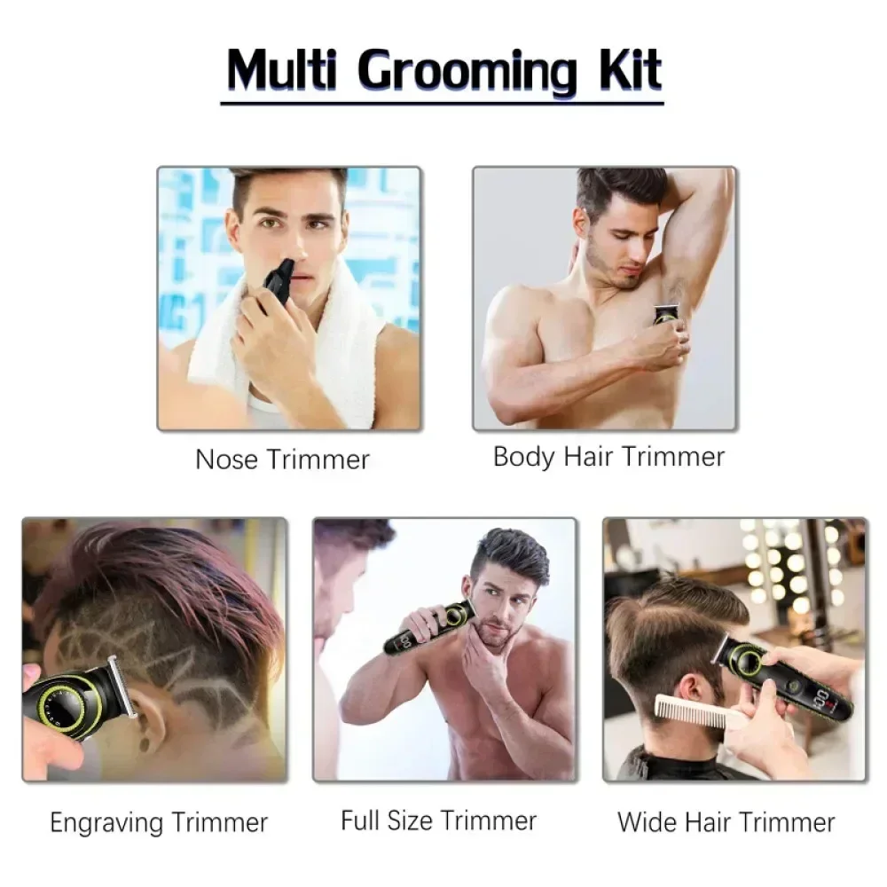 Hair Clipper Kemei KM-696 Multifunctional Trimmer for Men Electric Shaver for Men's Razor Nose 5 in 1 Professional Trimmer thumbnail 4