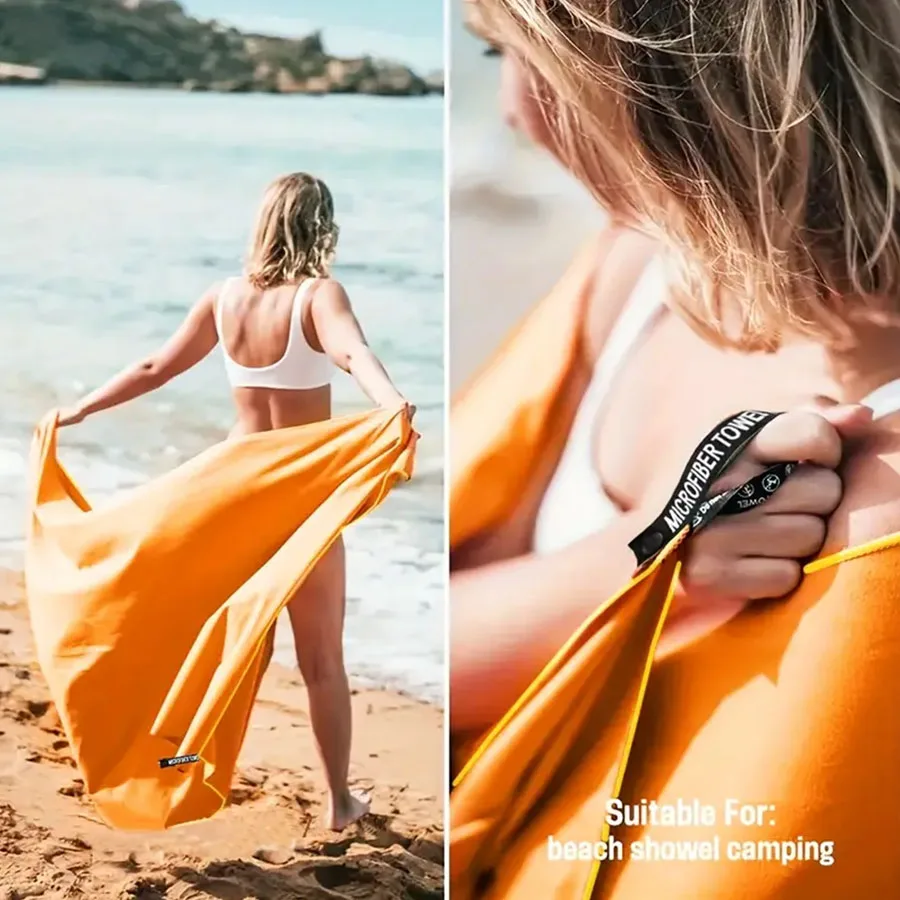 Outdoor Sports Super Absorbent Soft Quick Drying Towel, Travel Towel, can be used for travelling, yoga, beach，bathing thumbnail 3