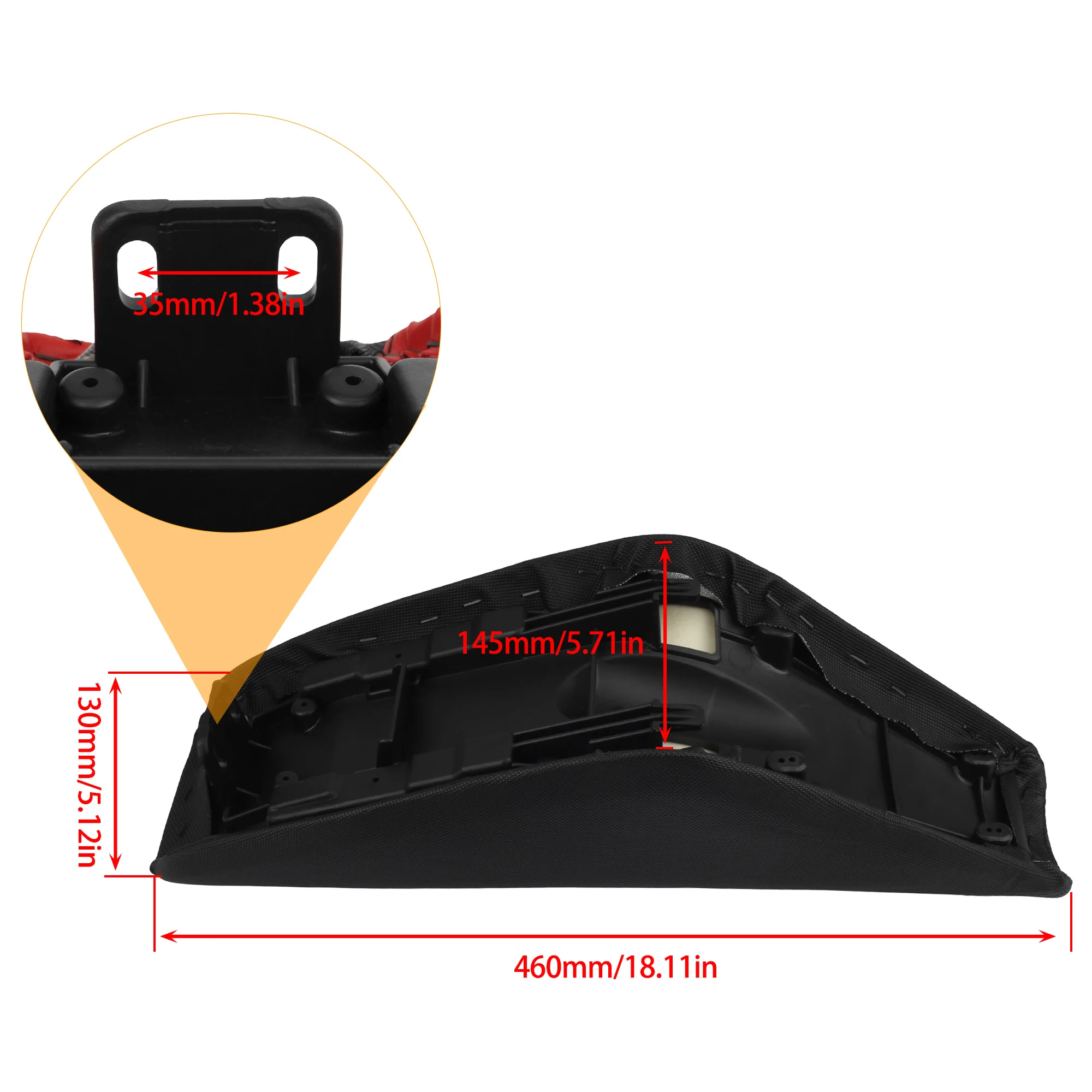 Motorcycle Seat Flat Tall Saddle Seats For Honda XR50 CRF50 50cc  Comfort Cushion Saddles Motocross Accessories Dirt Pit Bike thumbnail 6