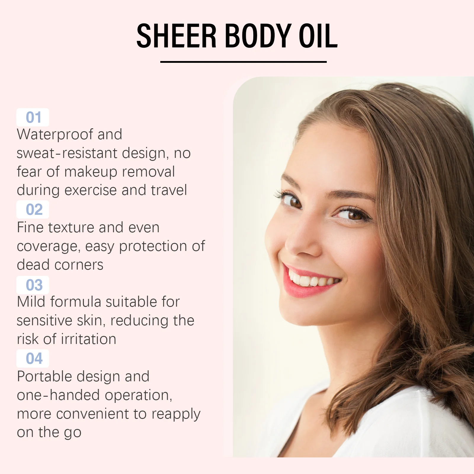 42 Spf+ Sunscreen Essence Fight Uv Isolation Anti Oxidation Moisturizing Body Oil Prevent Sunburn Redness Korean Sun Block Serum thumbnail 5