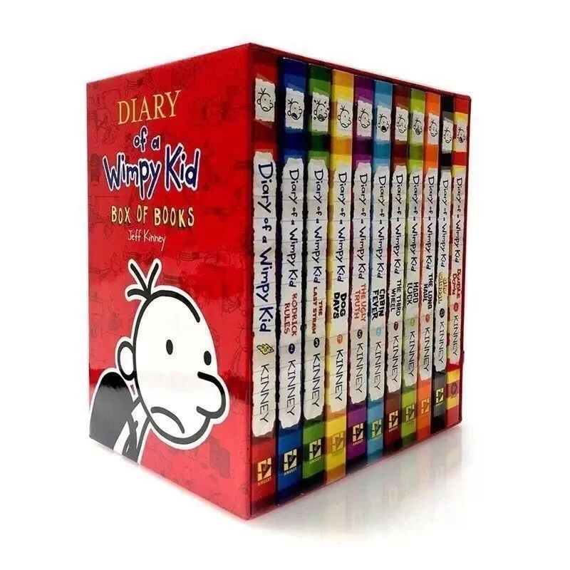 Randomly select one book Diary of Wimpy Kid English Book Diary of Wimpy Kid Boxed Children's Fiction Books thumbnail 6