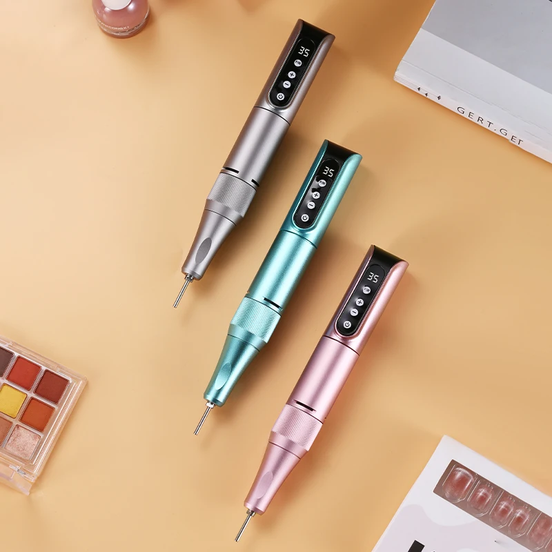 35000RPM Wireless Nail Drill Pen USB Nail File Polishing Pen Rechargeable Nail Drill Machine Portable Manicure Drill Salon Tool thumbnail 3
