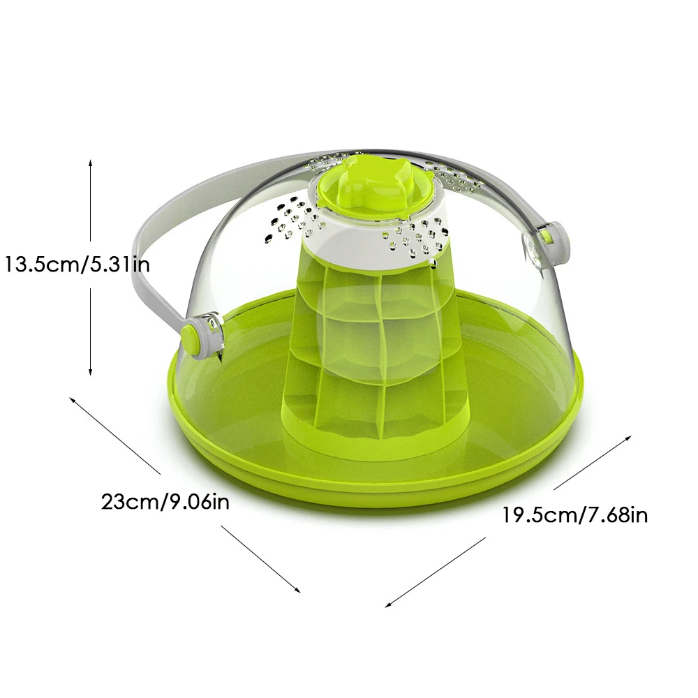 Snail & Insect Habitat Box - Clear Feeding Terrarium for Small Bugs, Eco Observation Container for Kids Science thumbnail 2