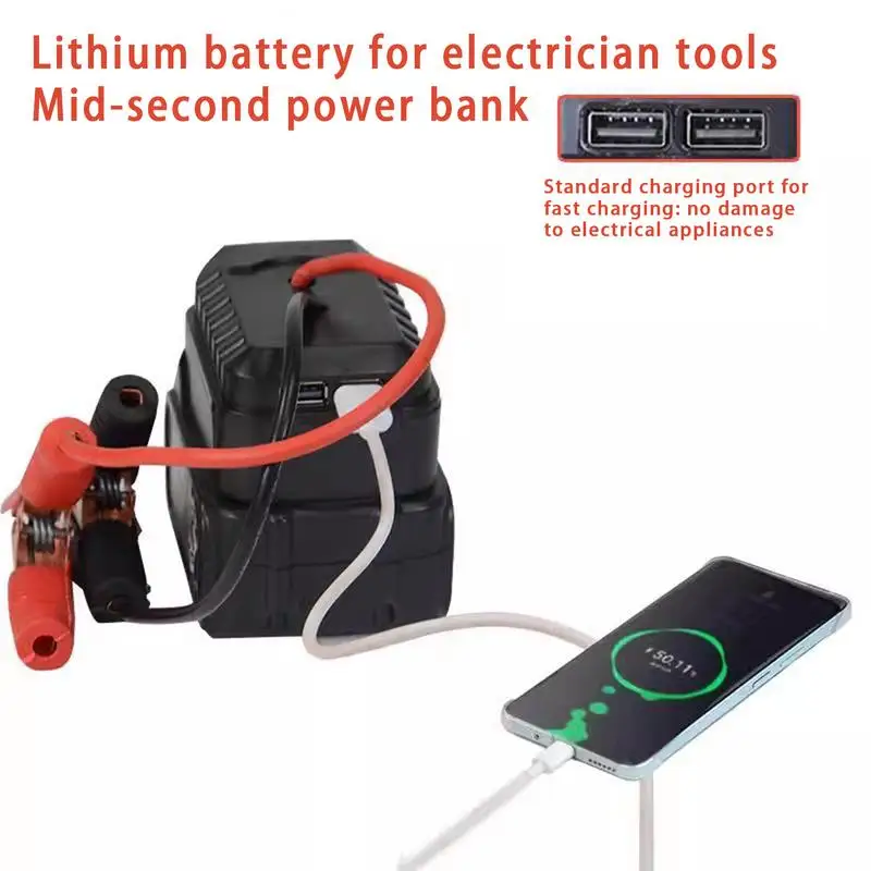 Jump Starter Battery Pack Jumper Box Battery Lithium Portable Jump Starter Powerful Battery Pack Quick Charging Automotive thumbnail 5