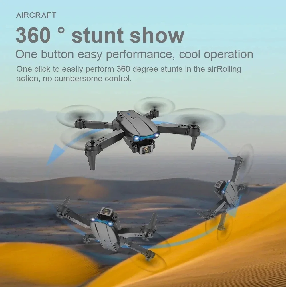 Professional HD E99Pro Drone 4k Dual WIFI fpv Quadcopter Aircraft with Obstacle Avoidance for Aerial Photography Drone Camera thumbnail 6