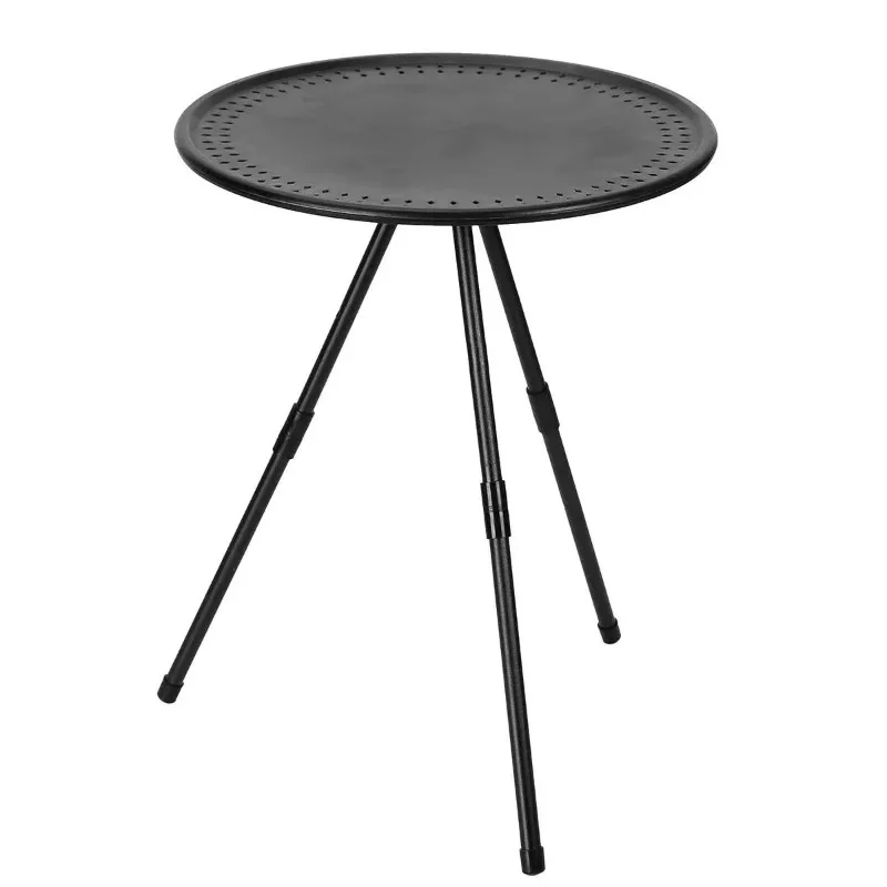 Outdoor Portable Folding Table Ultra Light Camping Triangular Support Small Round Table Adjustable Table Chair Simple Tea Table thumbnail 4