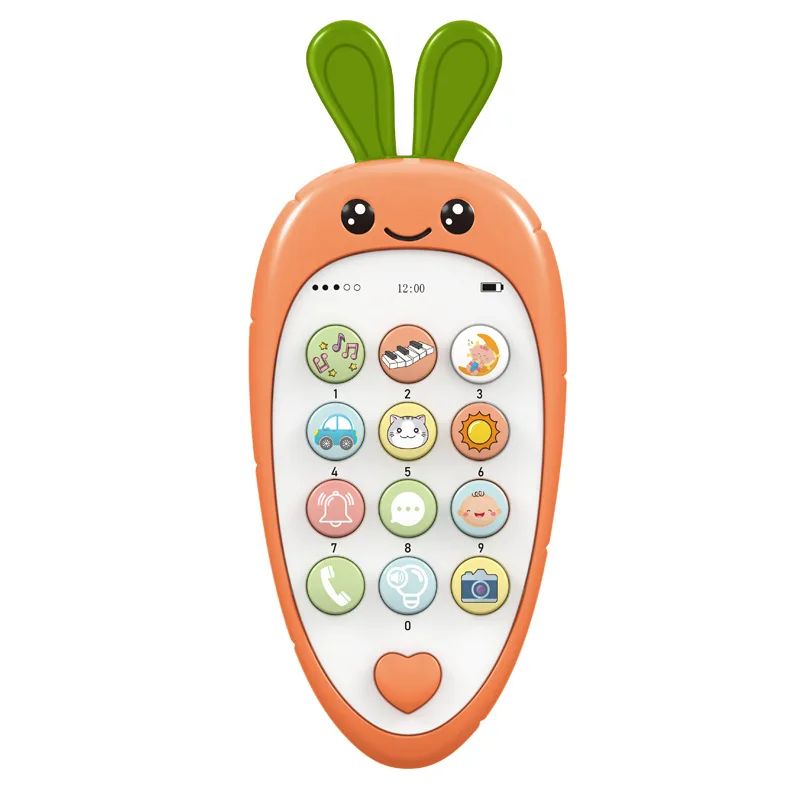 Children's Intelligence Education Bite Smart Music Light Effect Story Learning Simulation Mobile Phone Interactive Toys Gifts thumbnail 2