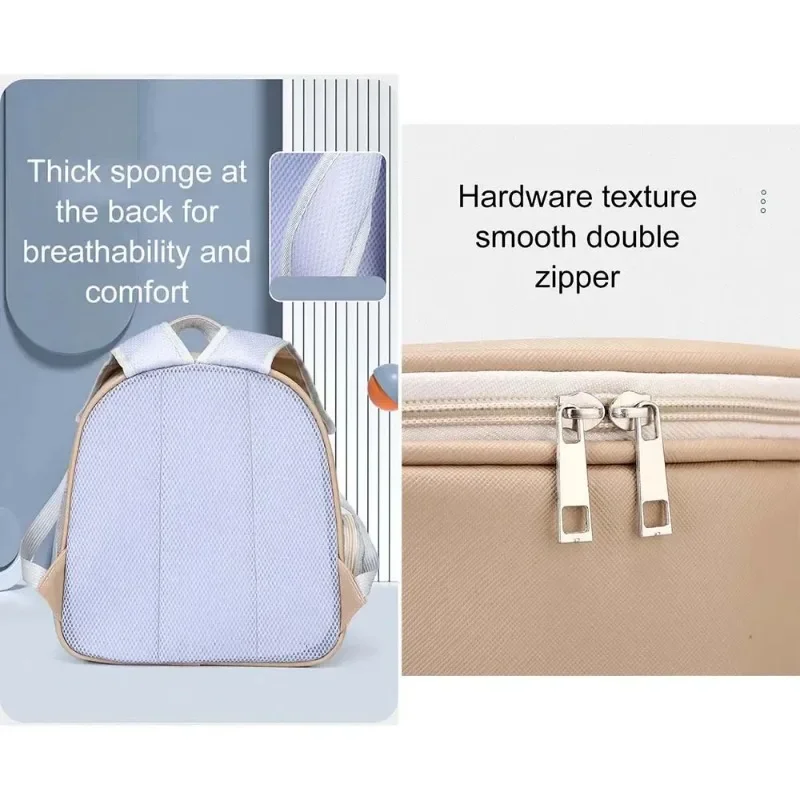 Pet Supplies Cat Carrier Bag PU Portable Travel Outdoor Backpack for Cat Small Dogs Transparent Breathable Carrying Shoulder Bag thumbnail 4
