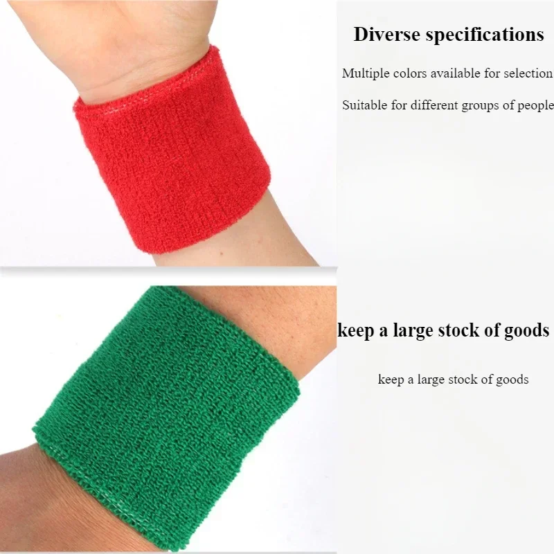 8*5cm Sports wristband made of cotton for comfortable outdoor fitness breathable and sweat absorbing wrist protection thumbnail 5