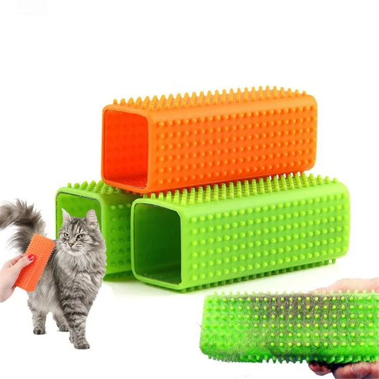Pet Hair Removal Brush Car Animal Brush Dog Cat Hair Removal Effective Pet Hair Silicone Hollow Rubber Cleaning Brush GSZ01 thumbnail 3