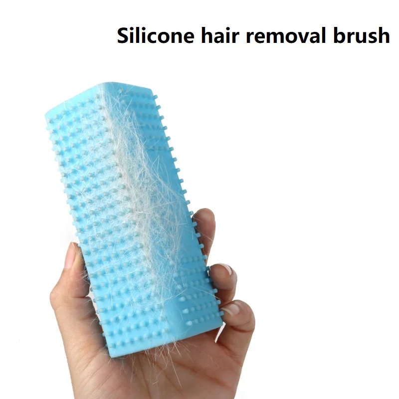Pet Hair Removal Brush Car Animal Brush Dog Cat Hair Removal Effective Pet Hair Silicone Hollow Rubber Cleaning Brush GSZ01 thumbnail 4