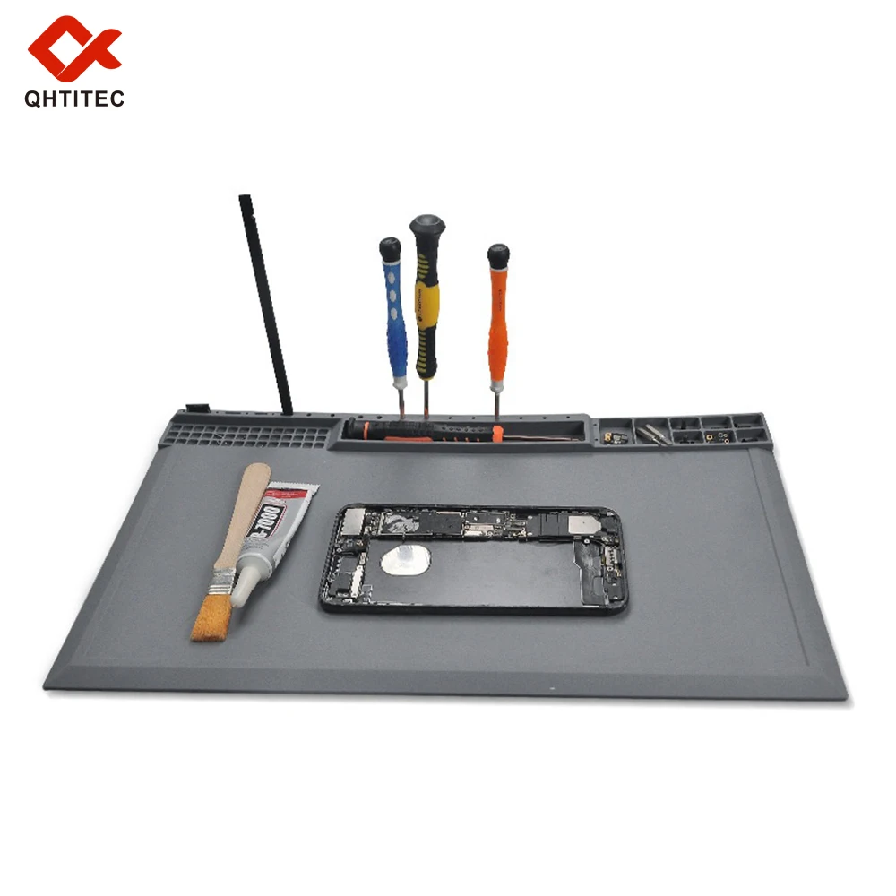 JCD Silicone Soldering Mat ESD Antistatic Heat Insulation Motherboard Electronics Phone Repair Maintenance Working Platform Pad thumbnail 6