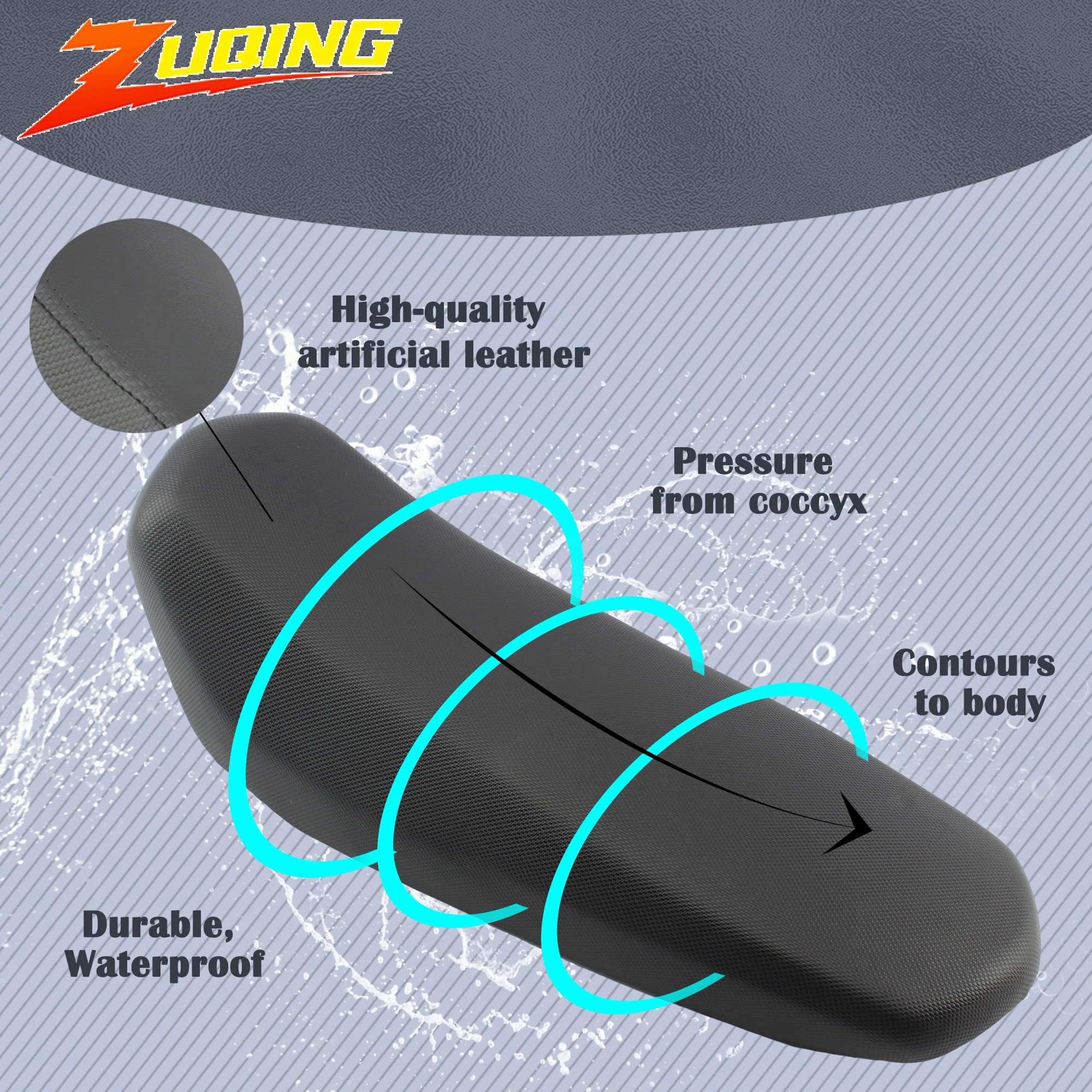 Electric Dirt Bike Motorcycle Rear Seat Leather Waterproof Cushion For Sur Ron Sur-Ron Surron Light Bee X S Replacement Parts