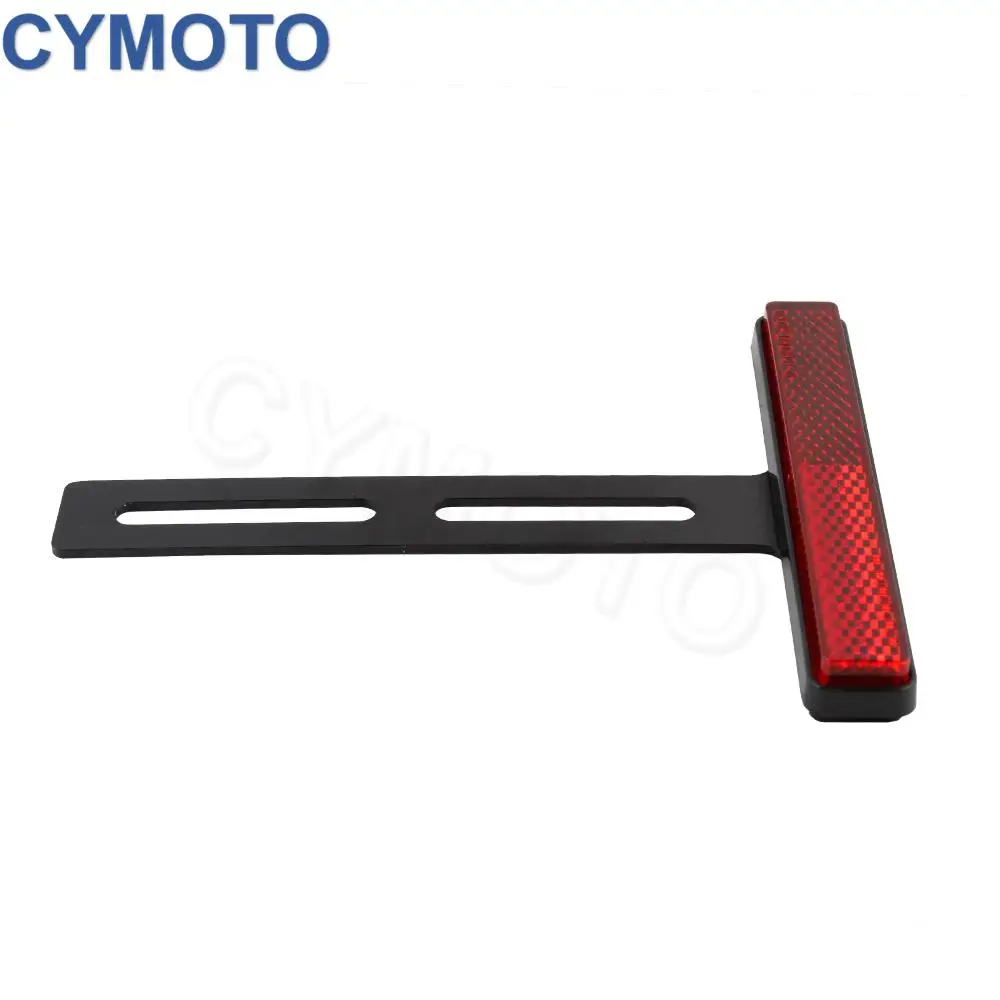 Universal Motorcycle Rear Reflector Cat's Eyes Long T-Holder Scooters Accessories For Honda For Harley For Yamaha For KTM thumbnail 5