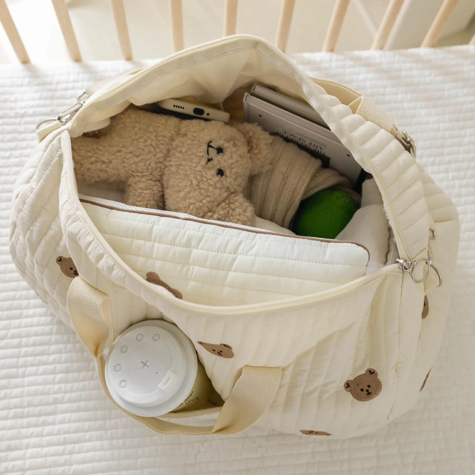 Large Mommy Bag Maternity Baby Diaper Storage Bag Large Capacity Baby Items Organizer Women Travel Bag Multi-functional Handbag thumbnail 2