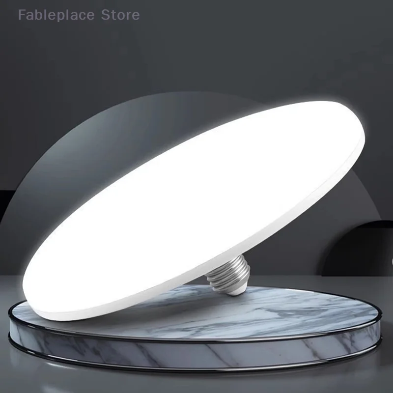 20-200W Flying Saucer LED Bulb, E27 AC 220V Indoor Ceiling Lamp for Garage, Energy Saving thumbnail 3