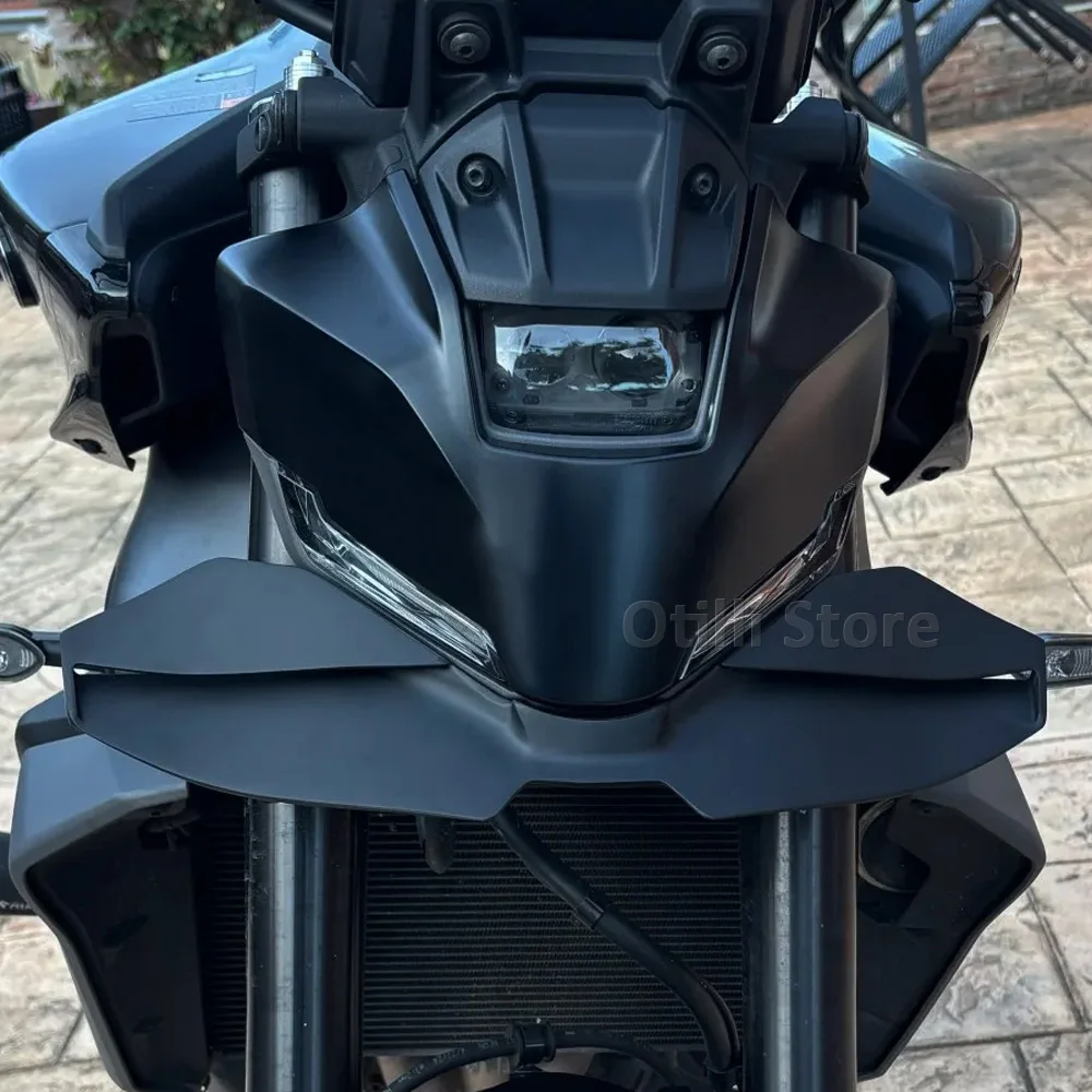 New Motorcycle Black Naked Front Spoiler Winglet Aerodynamic Wing Kit Spoiler For YAMAHA MT-09 SP MT 09 MT09 2024 2025 thumbnail 4