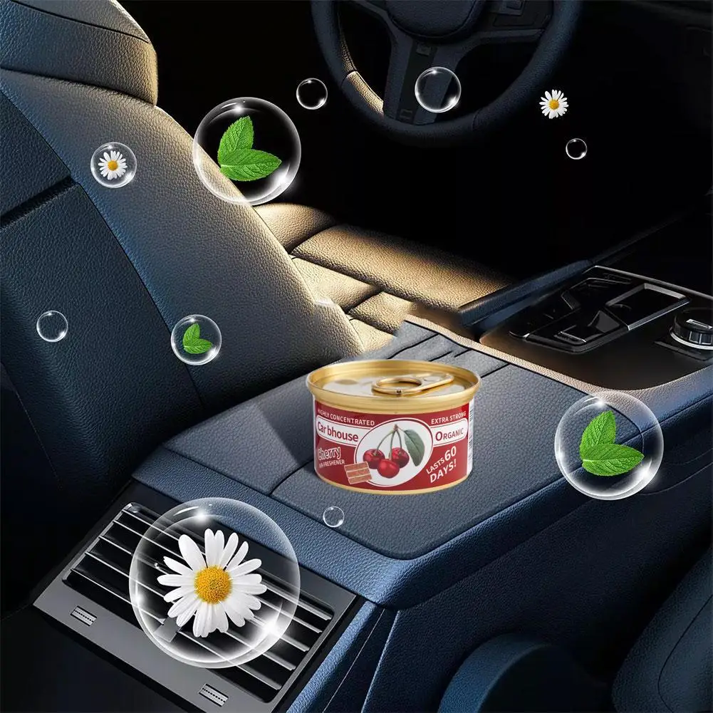 Car Air Freshener Bubble Gum Scent Organic Cans Odor Eliminator Essential Long-Lasting Strong Fragrance For Auto Home Closet thumbnail 2