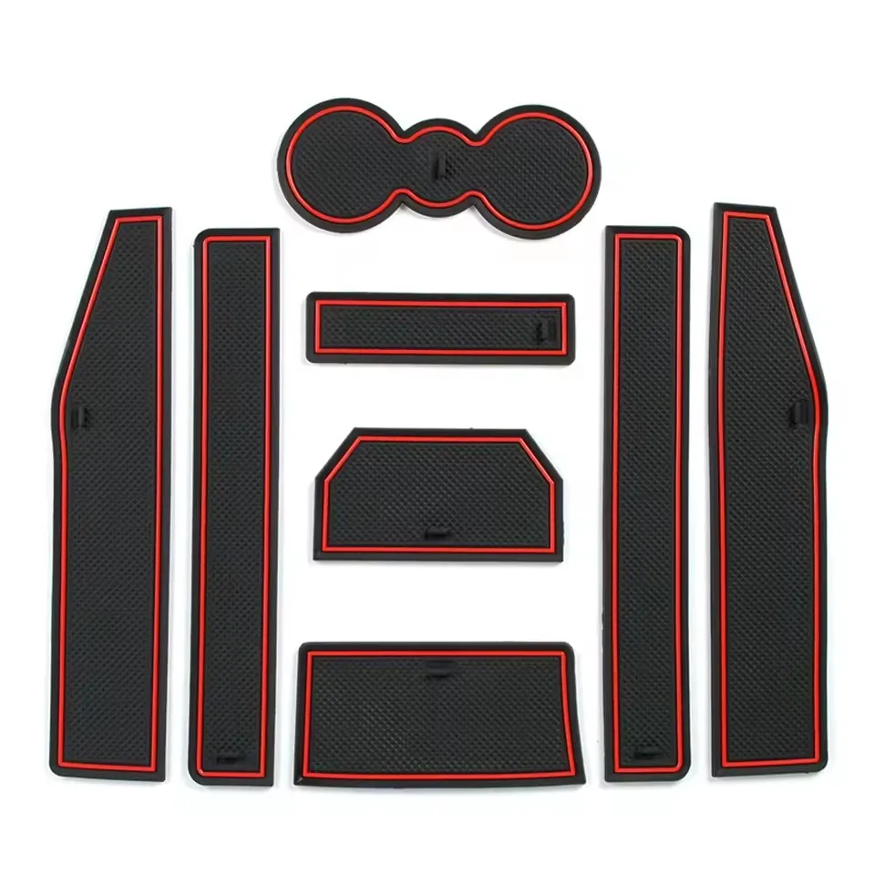 for Range Rover Evoque 2012-2018 Anti Slip Gate Slot Cup Mat  Non-Slip Pad car interior Accessories thumbnail 2