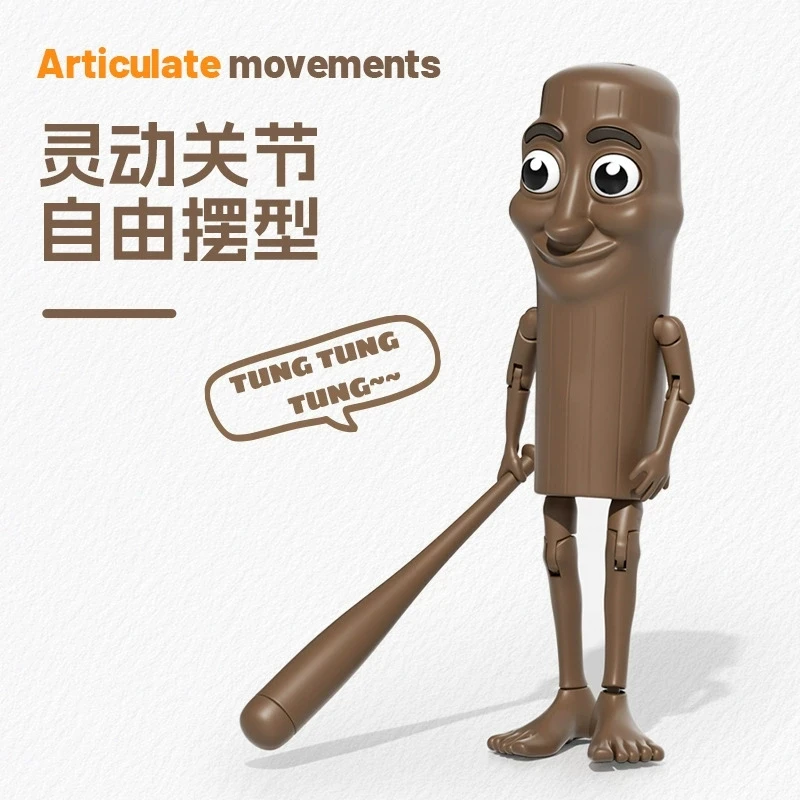 Tung Tung Tung Sahur Figures Toys Anime Model Action Figures Desk Decoration Gift thumbnail 4
