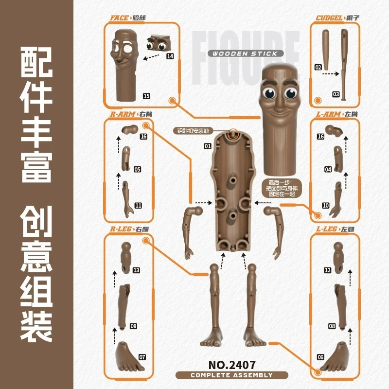 Tung Tung Tung Sahur Figures Toys Anime Model Action Figures Desk Decoration Gift thumbnail 2