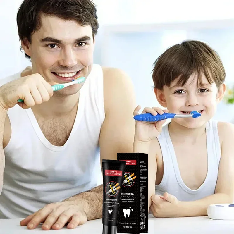 Fast Remove Smoke Stains Toothpaste Remove Plaque Stains Oral Hygiene Cleaning Fresh Breath Teeth Whiten Tools Oral Health Care thumbnail 5