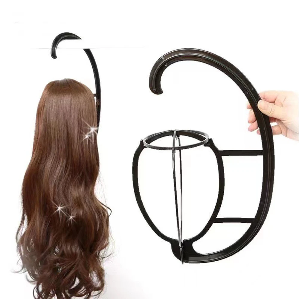Multiple Wig Stand Holder Hanging Hair Extensions Wigs Accessories Organizer Storage Solution for Beauty Care thumbnail 5