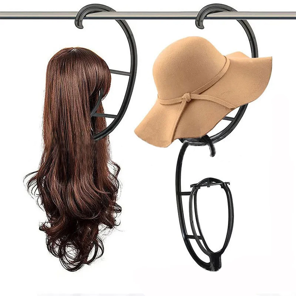Multiple Wig Stand Holder Hanging Hair Extensions Wigs Accessories Organizer Storage Solution for Beauty Care thumbnail 6