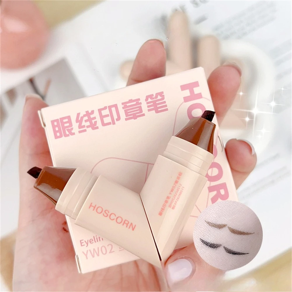 Waterproof Double-Wing Integrated Eyeliner Stamp - Sweat Proof & Long Lasting Easy to Use for Beginners Lazy Makeup Stencil thumbnail 2