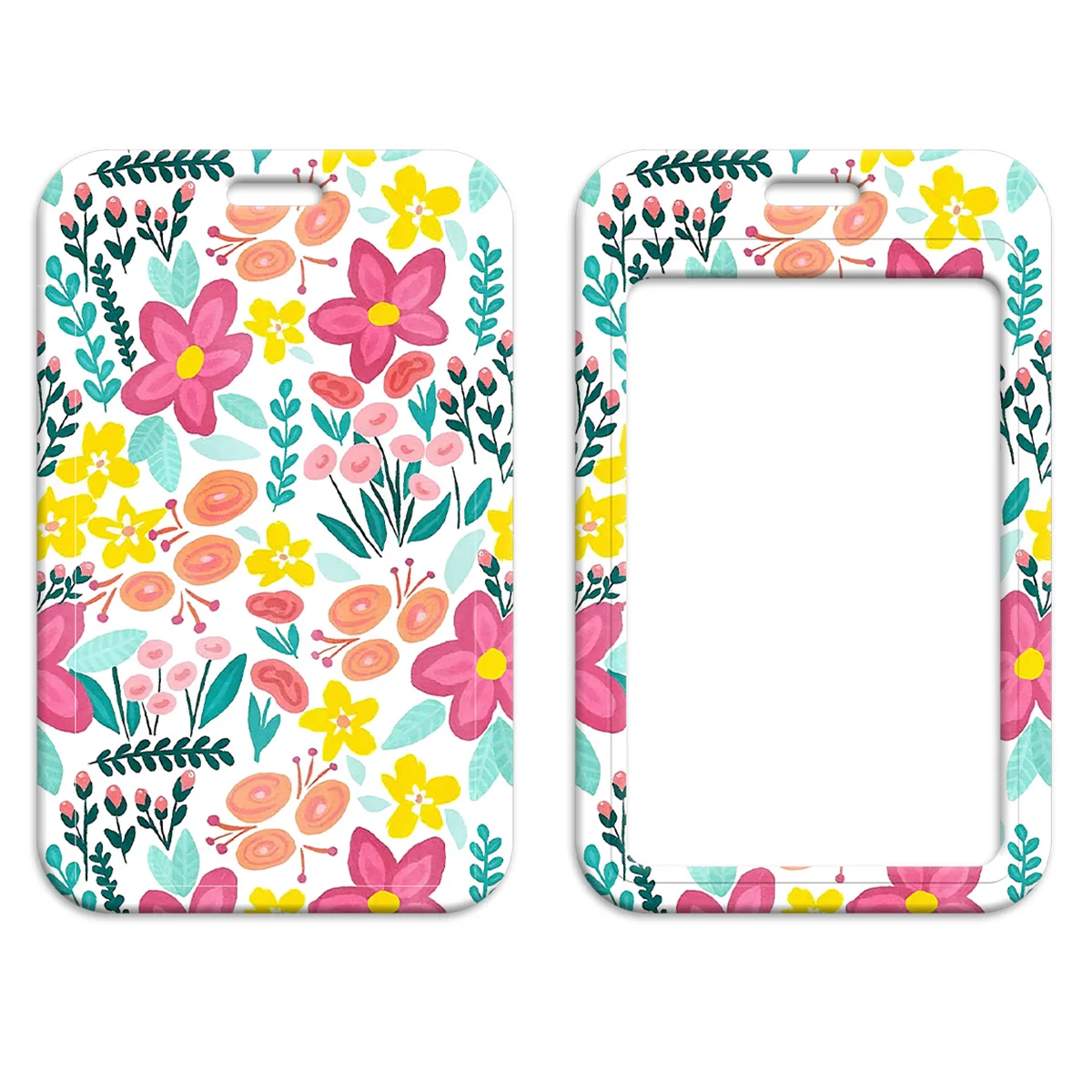 Vintage Flowers Card Holder Fashion Lanyard Neck Strap for Key ID Card Phone Straps Hang Rope Key Ring Accessories Gifts thumbnail 5