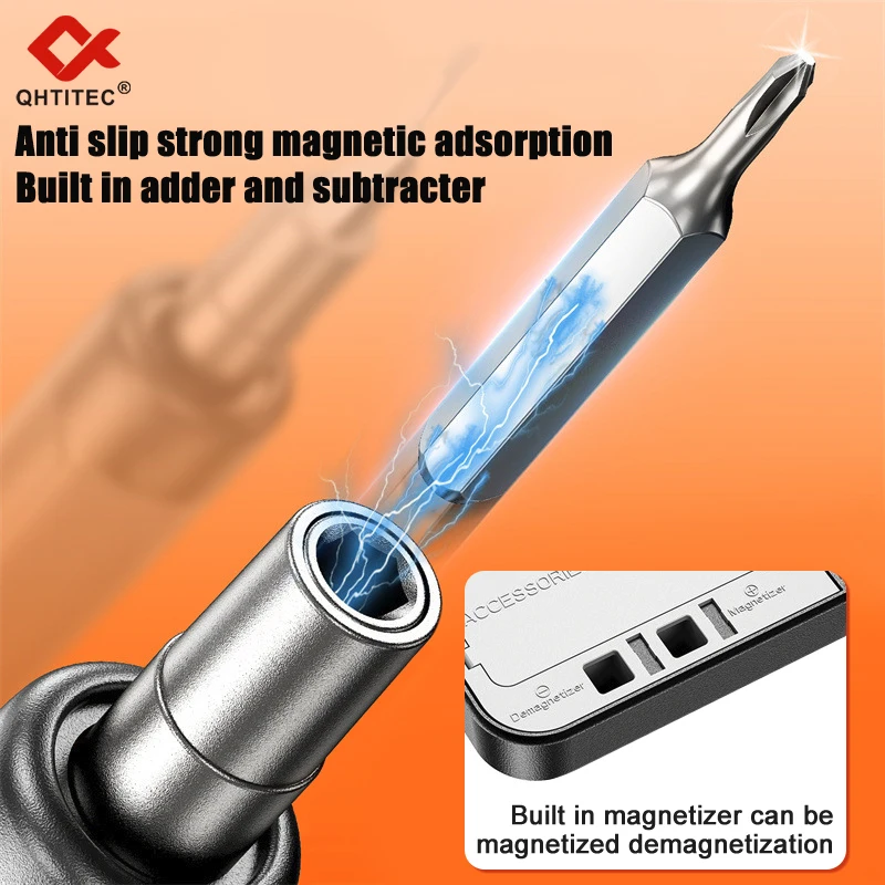 46 in 1 Electric Screwdriver Mini Cordless Adjustment Power Drill Multifunction Power Screwdriver Repair Tool Kit for Electronic thumbnail 4