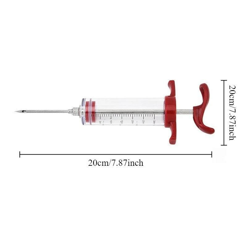 1PC Kitchen Seasoning Injector  Turkey Needle Marinade Injector  Kitchen Accessories  Grill Needle Party Supplies  BBQ Tools thumbnail 2