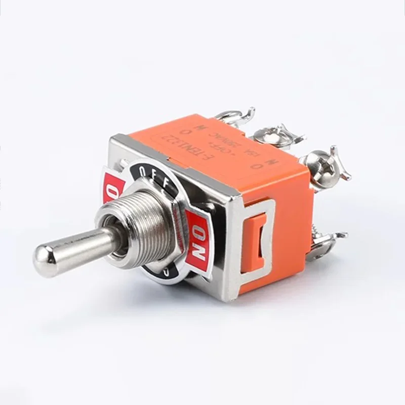 5Pcs Miniature Toggle Switch SPST SPDT DPDT 250V/15A 2 3 Position Power Switch E-TEN-1021/1121/1122/1221/1321/1322 thumbnail 5