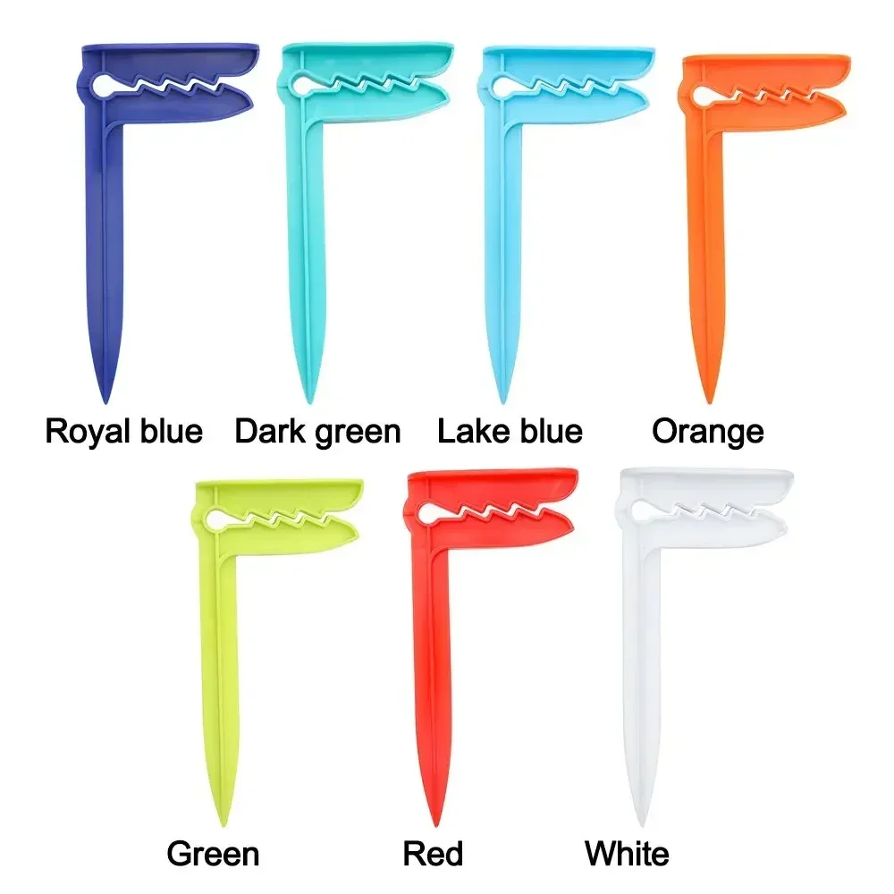 4Pcs Beach Towel Clips for Camping & Outdoor - Sandproof Mat Holder, Tent Clamps, Decorative Clothespins Set thumbnail 5
