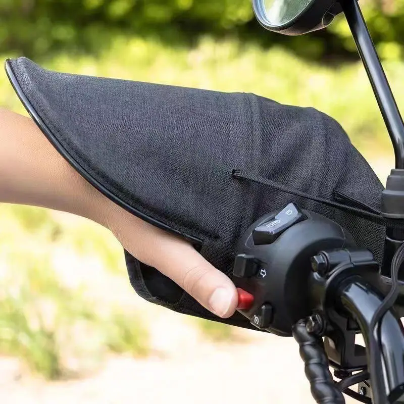 Motorcycles Handlebar Gloves For E-bike Motorcycles Outdoors Sun Protection Windproof Waterproof Handlebar Cover Accessories thumbnail 3