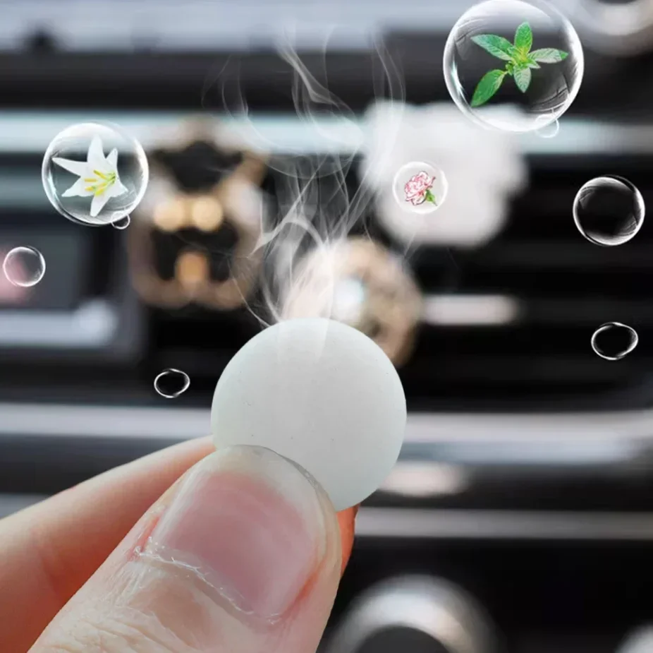 10/5Pcs Car Solid Perfume Tablets Air Freshener Replacement Tablet Perfume Refill Fragrance Scent Pads Air Vent Perfume Diffuser thumbnail 3