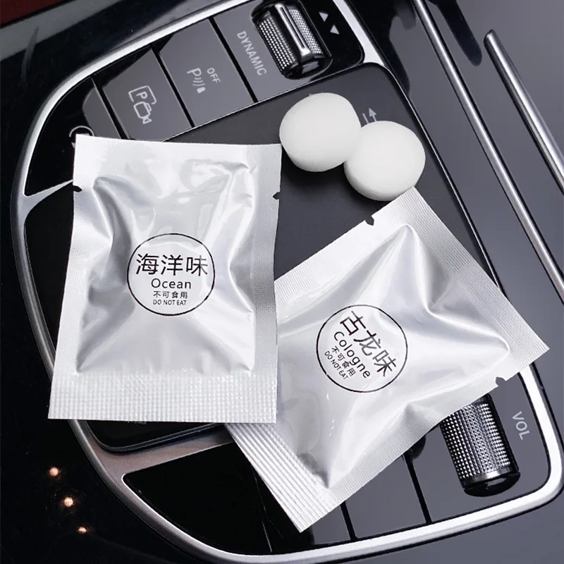 10/5Pcs Car Solid Perfume Tablets Air Freshener Replacement Tablet Perfume Refill Fragrance Scent Pads Air Vent Perfume Diffuser thumbnail 2