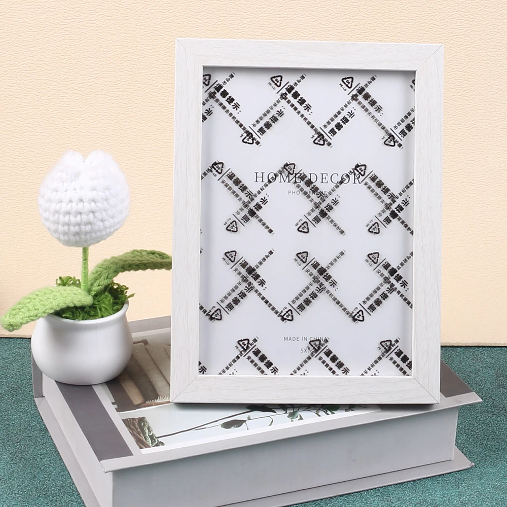 Wooden Photo Frame Simple Picture Frames Tabletop Display Wall Mount Home Decor Gift thumbnail 2
