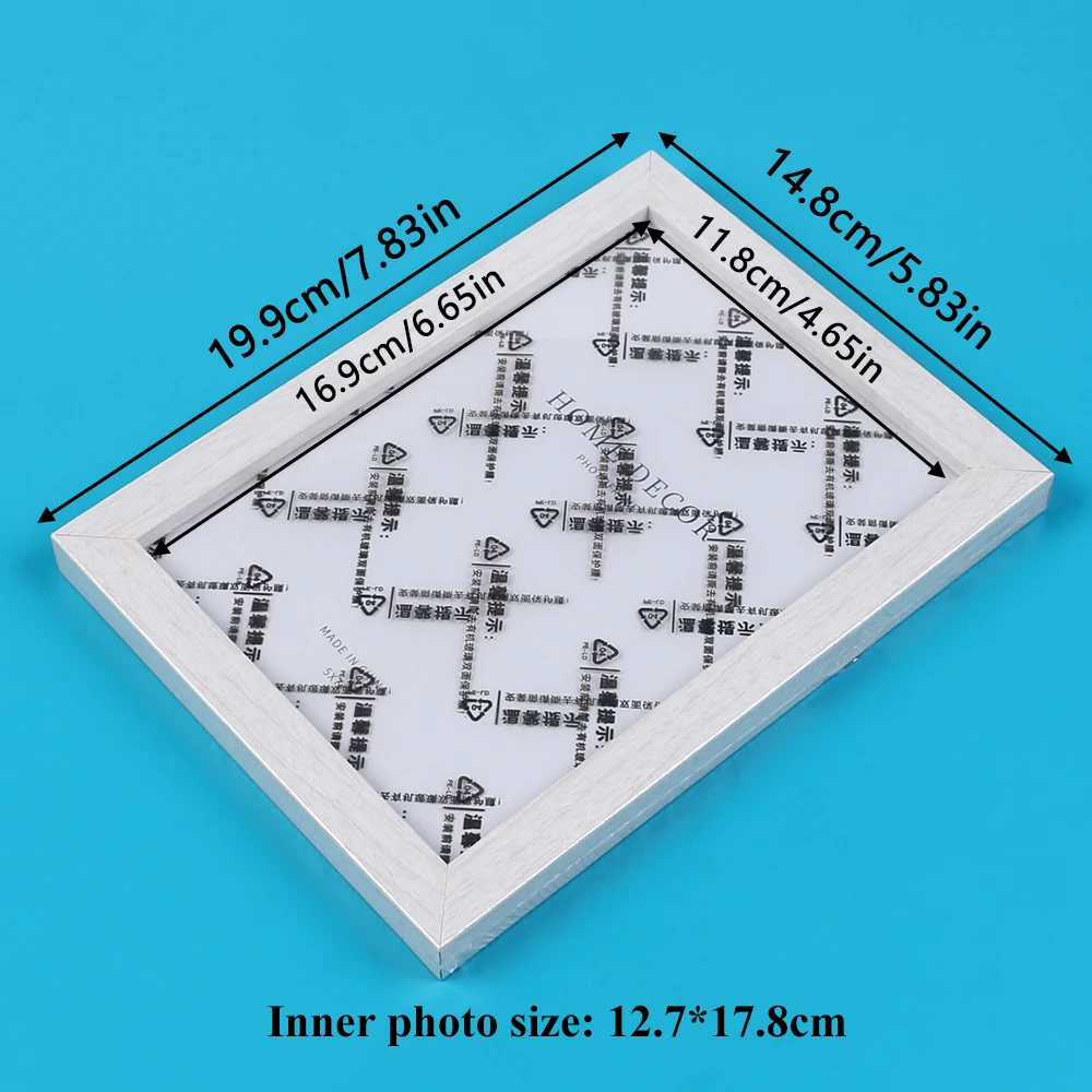 Wooden Photo Frame Simple Picture Frames Tabletop Display Wall Mount Home Decor Gift thumbnail 4
