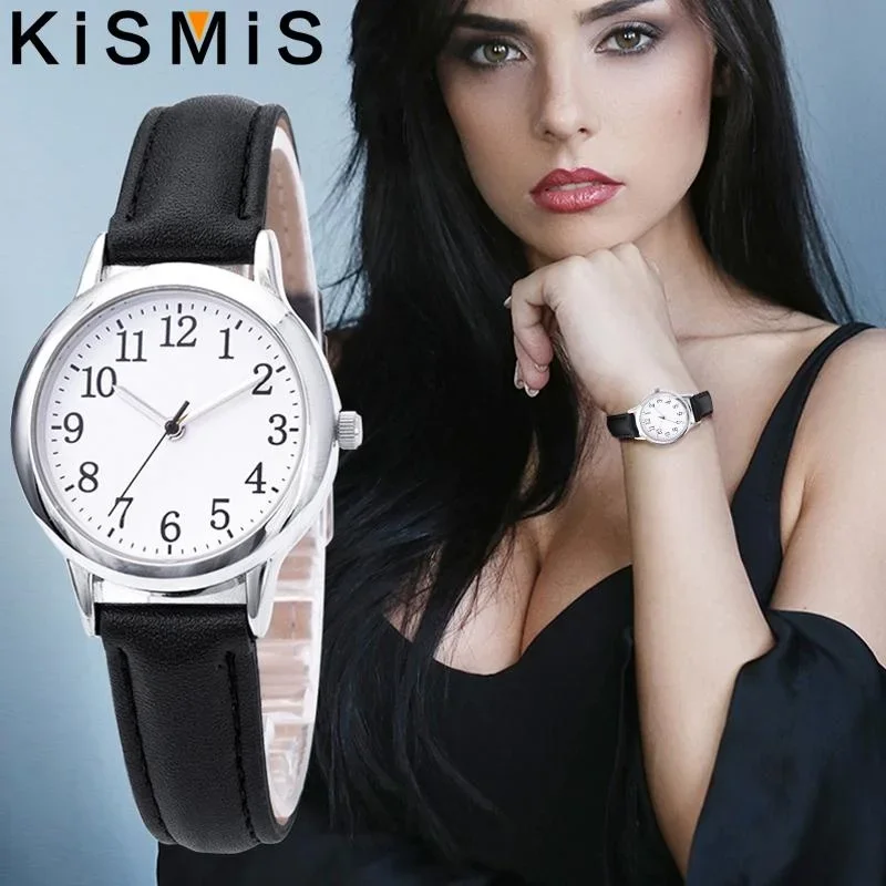 Women Quartz Watch Fashion Simple Dial Thin Bracelet Easy to Read Numerals Ladies Wristwatch Casual Stylish Watch for Women thumbnail 2